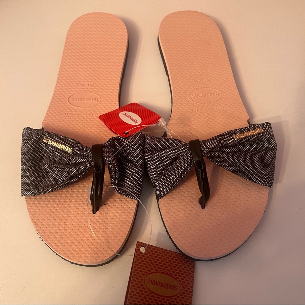 Havaianas You St. Tropez Shine Sandals Ballet Pink Size 11/12